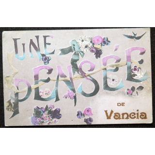 Carte postale Une pensée de Vancia 1917