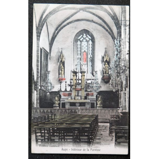 Carte postale Aups Intérieur de la Paroisse