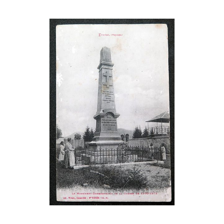 Carte postale Estival (Vosges) Le monument commémoratif de la guerre de 1870-1871