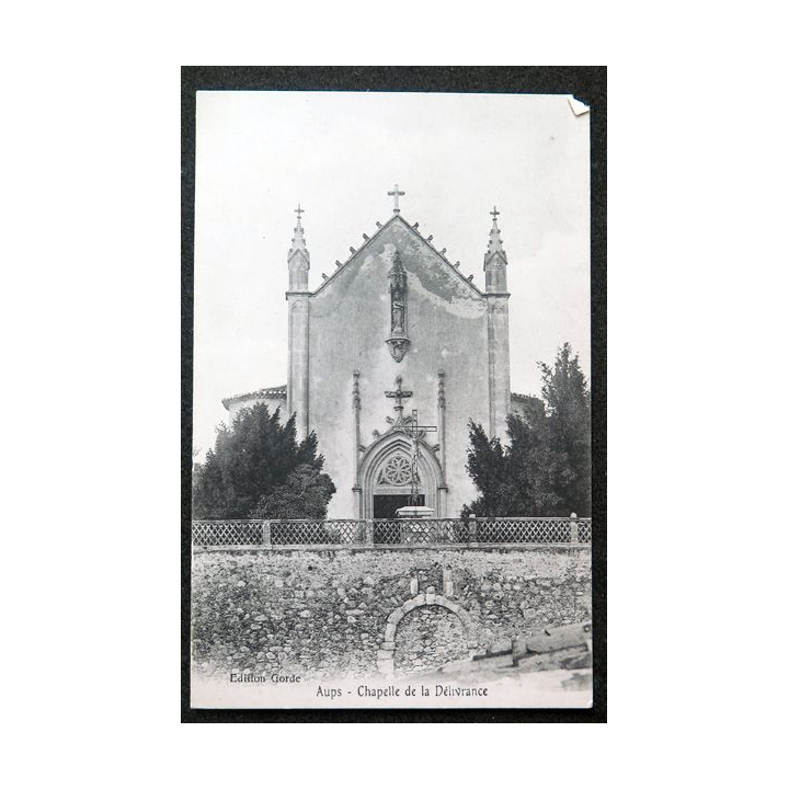 Carte postale Aups Chapelle de la Délivrance