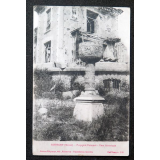 Carte postale Sampigny (Meuse) Propriété Poincaré Vase historique