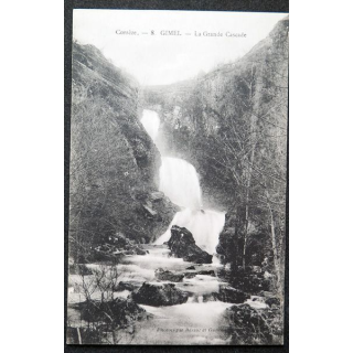 Carte postale Gimel (Corrèze) n° 8 La Grande Cascade