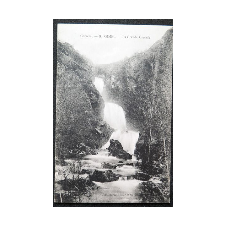 Carte postale Gimel (Corrèze) n° 8 La Grande Cascade