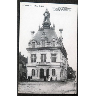 Carte postale Fismes n° 3 Hôtel de ville