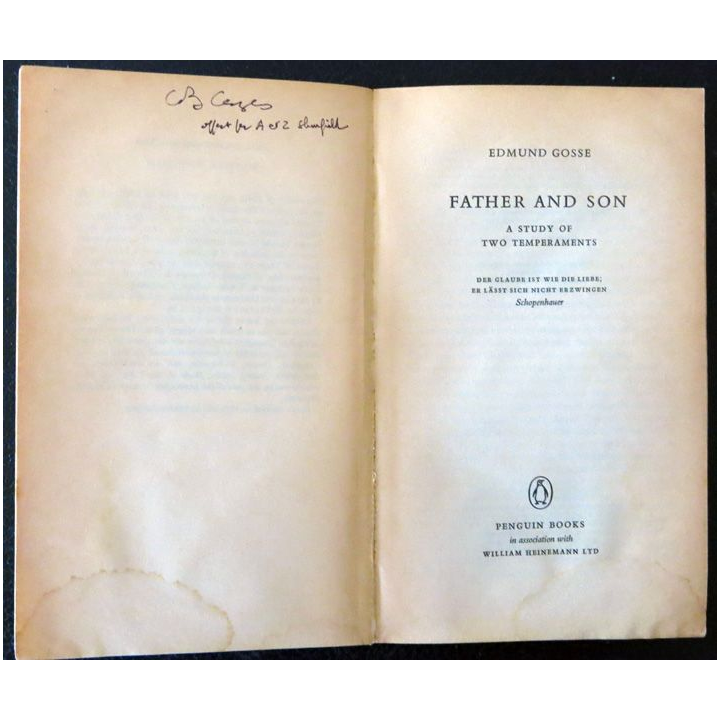 Father and Son de Edmund Gosse aux Editions Penguin Books
