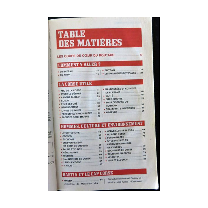 Le Guide du Routard : Corse 2011, aux éditions Hachette
