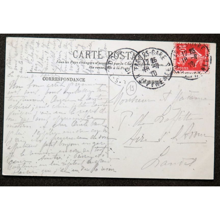 Carte postale Tarbes n° 54 Le Jardin Massey Le Cloître
