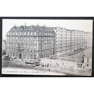 Carte postale Marseille n° 63 Les Docks et Entrepôts