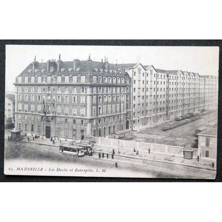 Carte postale Marseille n° 63 Les Docks et Entrepôts