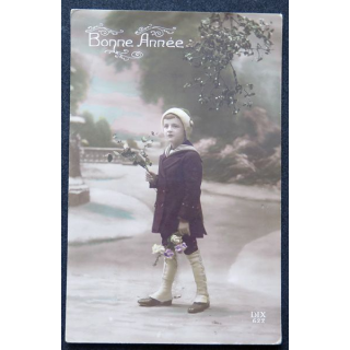 Carte postale de Voeux Années 1920...