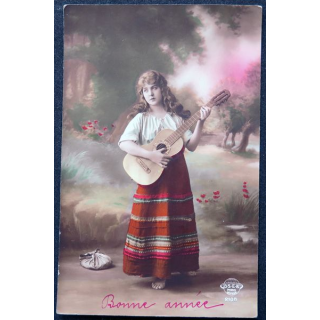 Carte postale de Voeux Années 1920...