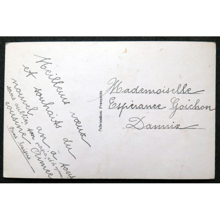 Carte postale de Voeux Années 1920...