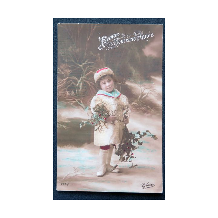 Carte postale de Voeux Années 1920...