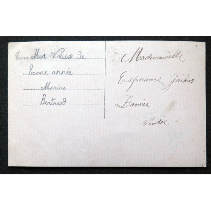 Carte postale de Voeux Années 1920...