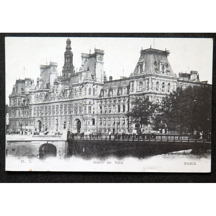 Carte postale Paris Hôtel de ville