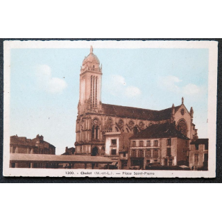 Carte postale Cholet n° 1300 Place Saint Pierre