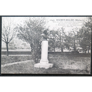 Carte postale Rochet Aillée (Rhône) n° 1040 Route du célèbre chansonnier Pierre Dupont
