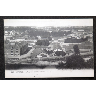 Carte postale Epinal n° 116 Panorama vers Chautraine