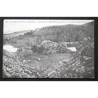 Carte postale Les Vosges Méridionales n° 680 Le Rosaberg vue du Lac de Neuweiher
