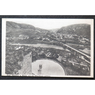 Carte postale Bad Münster a. Stein von der Ebernburg gesehen