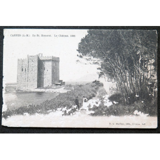 Carte postale Cannes n° 1088 Ile St Honorat Le château