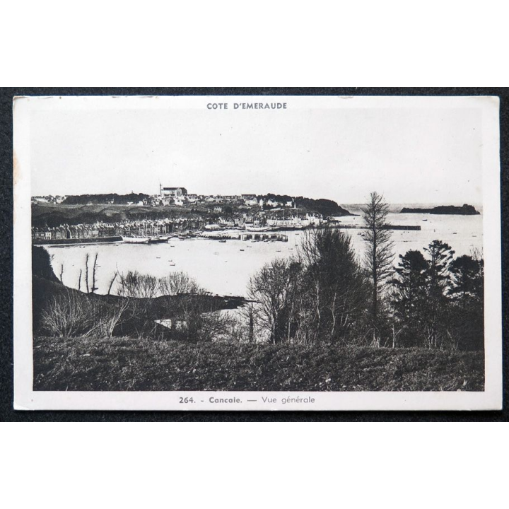 Carte postale Côte d'Emeraude Cancale n° 264 Vue générale 
