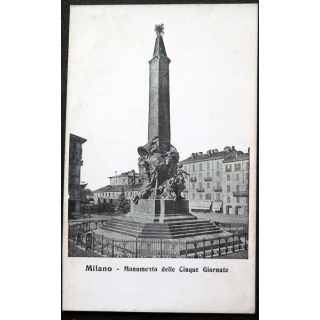Carte postale Milano Monumento Delle Cinque Giornate