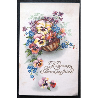 Carte postale Heureux anniversaire