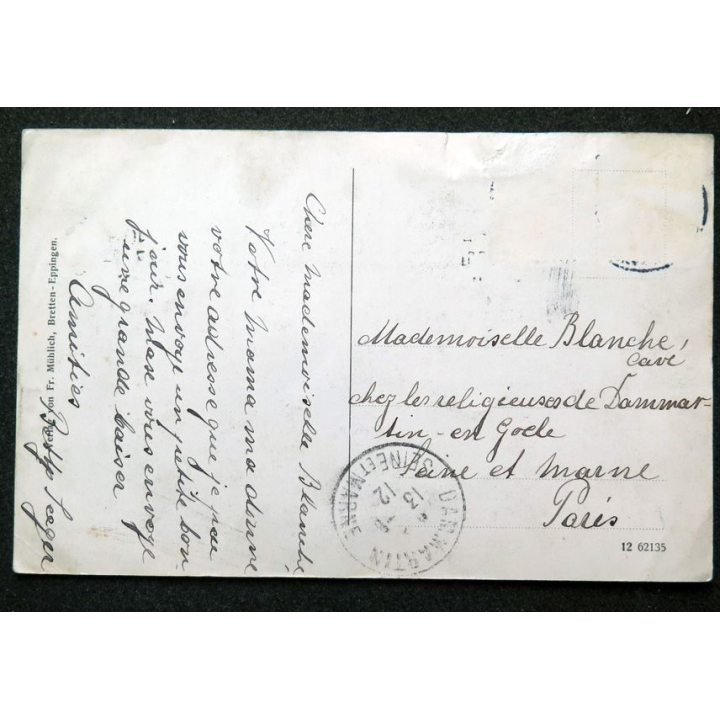 Carte postale Gruss Aus Bauerbach 1912