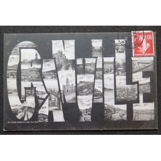 Carte postale Granville timbrée