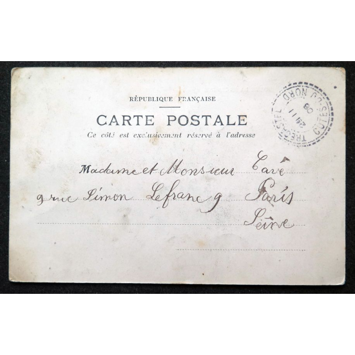 Carte postale Trégastel n° 420 La Plage 1906 