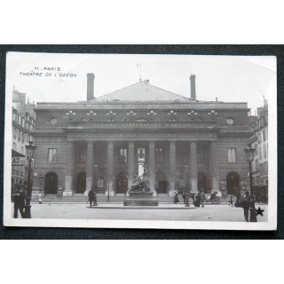 Carte postale Paris n° 71 Théâtre de l'Odéon timbrée