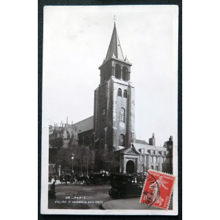 Carte postale Paris n° 38 Eglise St Germain des Prés timbrée