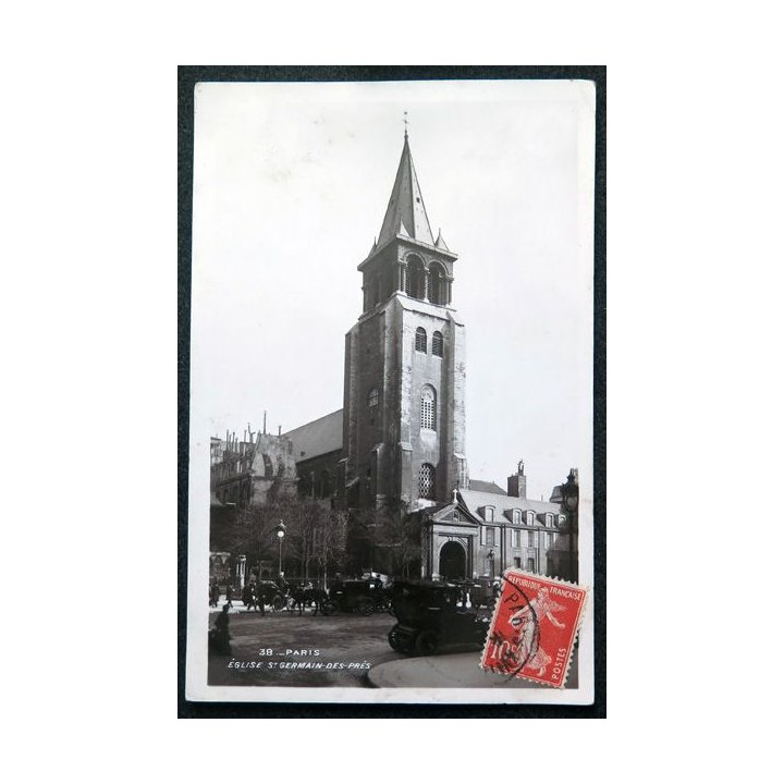 Carte postale Paris n° 38 Eglise St Germain des Prés timbrée