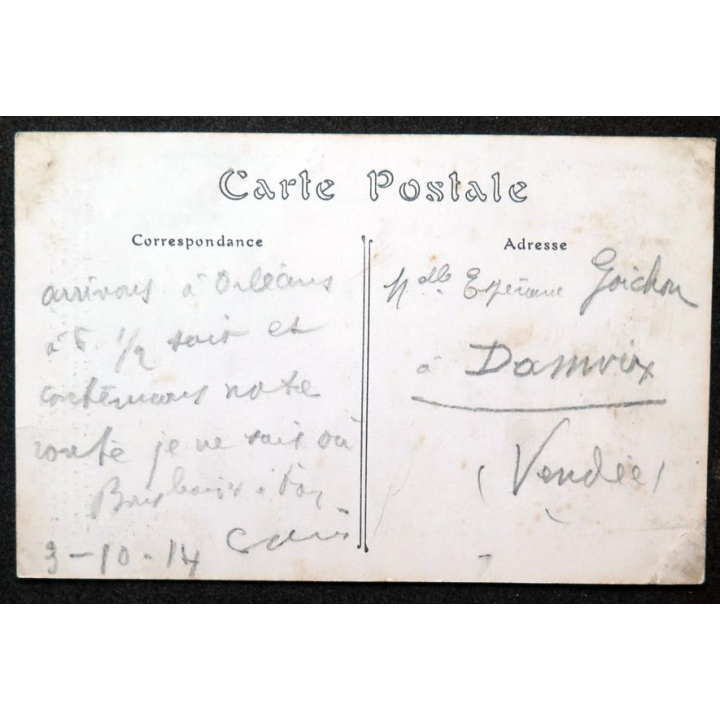 Carte postale Orléans n° 48 La Cathédrale Eglise Sainte Croix 1914