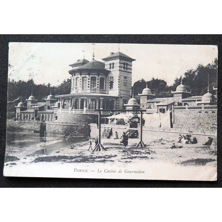 Carte postale Porcin Le Casino de Gourmalon 1903 timbrée