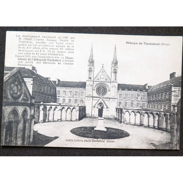 Carte postale Abbaye de Tinchebrai (Orne) 1917