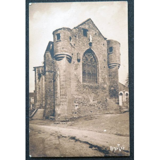 Carte postale Eglise fortifiée de Réaumur (Vendée)