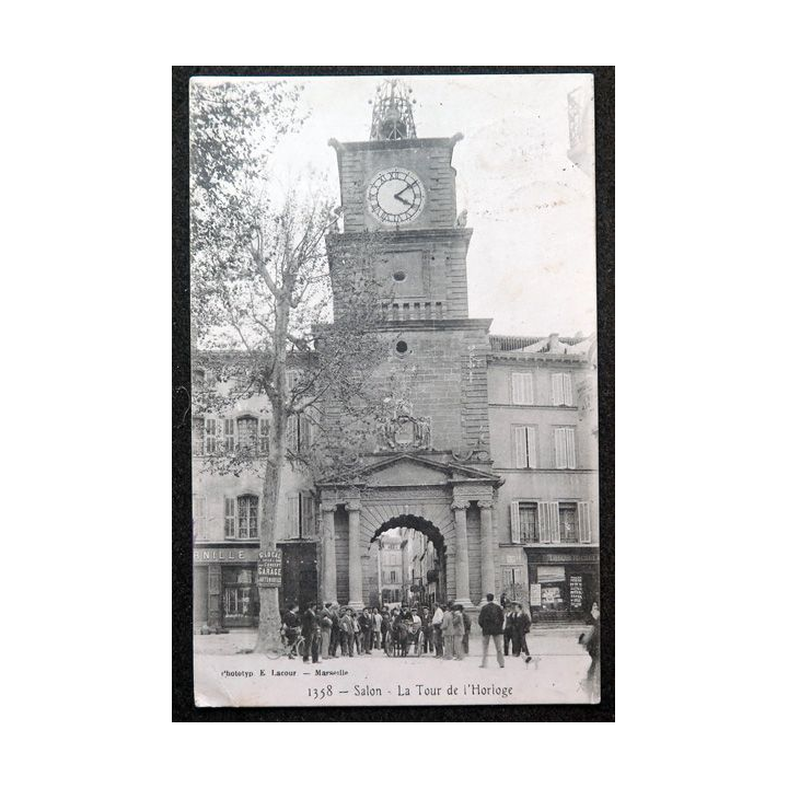Carte postaleSalon N° 1358 La Tour de l'Horloge 1908 timbrée