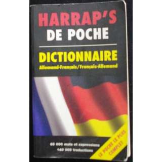 DICTIONNAIRE HARRAP'S DE POCHE  FRANÇAIS-ALLEMAND / ALL-FR