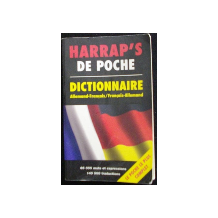 DICTIONNAIRE HARRAP'S DE POCHE  FRANÇAIS-ALLEMAND / ALL-FR