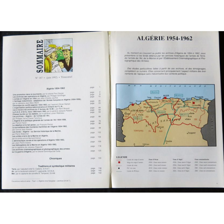 Revue historique des armées - N° 187 - juin 1992