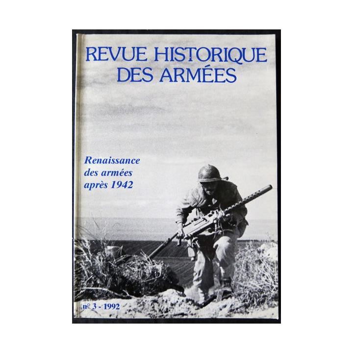 Revue historique des armées - N° 188 - septembre 1992