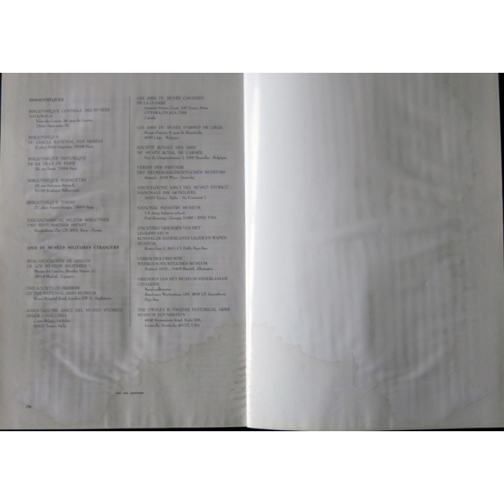 Revue de la société des amis du Musée de l'Armée N° 124 - décembre 2002