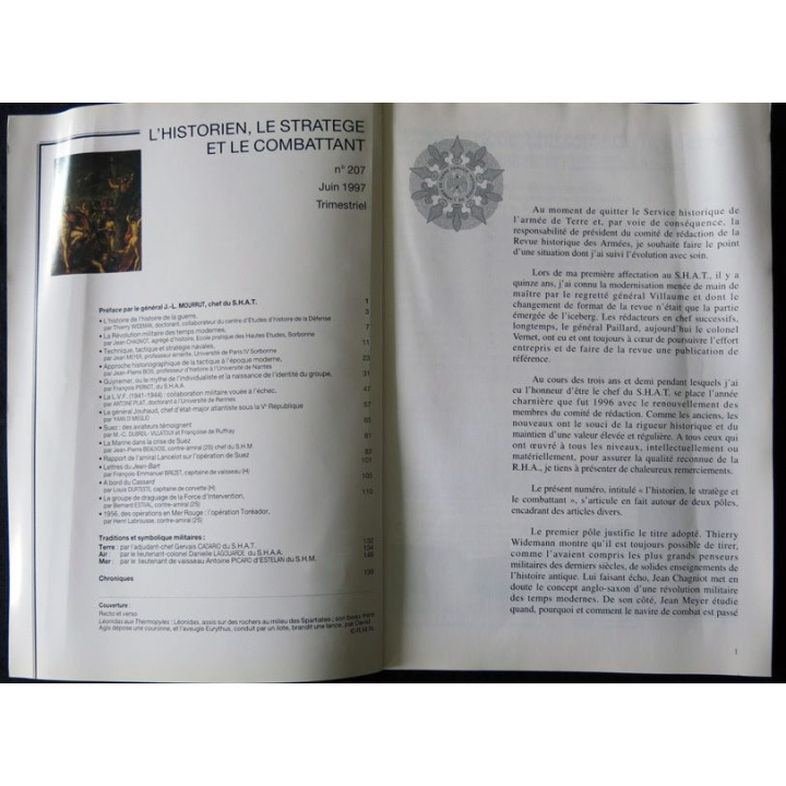 Revue historique des armées - N° 207 - juin 1997