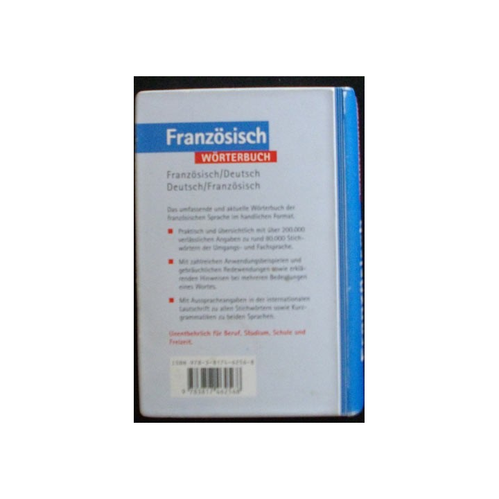 Dictionnaire de poche français Allemand et Allemand Français Wörterbuch