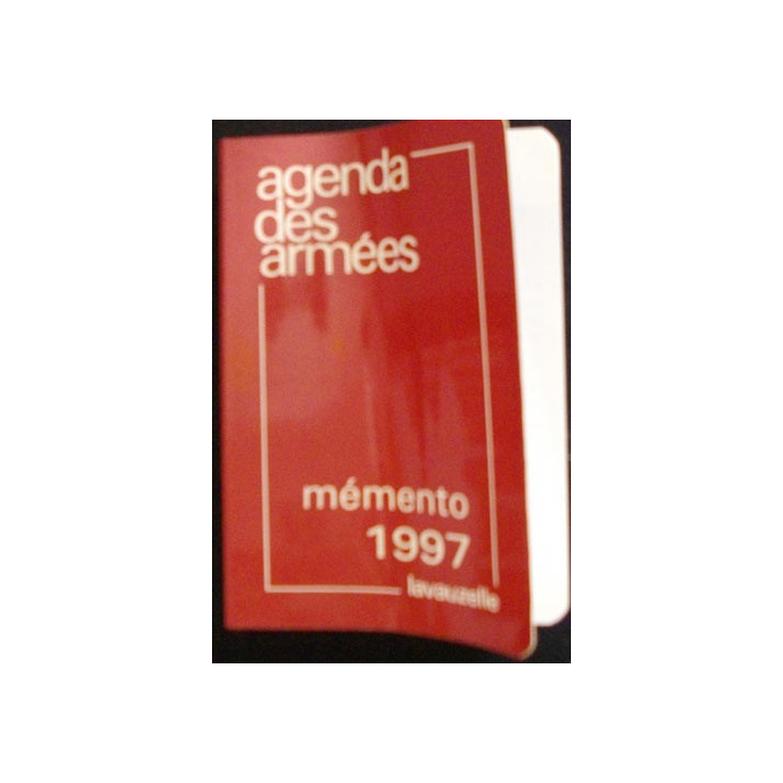 Agenda des Armées Mémento 1997 Lavauzelle