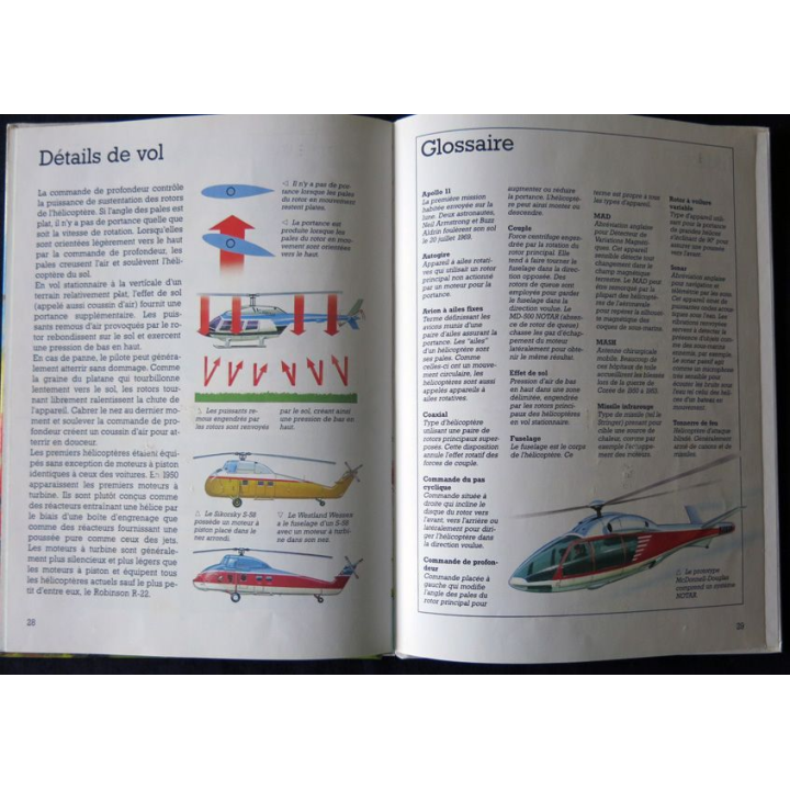 Les Hélicoptères aux Editions Chantecler