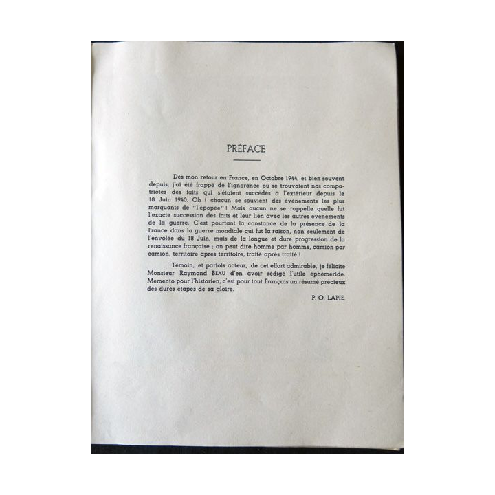 La croisière héroïque  de Raymond Beau édité par Librairie Recueil Sirey (1945)