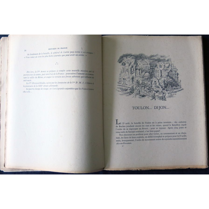 Histoires de France Rhin et Danube, Illustrations Ph. Kaeppelin édité par Librairie Plon (1946)